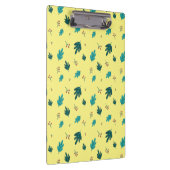 Evergreen Tree Leaves en Red Holly Berries Klembord (Rechts)