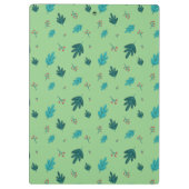 Evergreen Tree Leaves en Red Holly Berries Klembord (Achterkant)