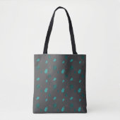 Evergreen Tree Leaves en Red Holly Berries Tote Bag (Voorkant)