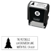 Evergreen Tree Zelfinktende Stempel (In situ)