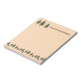 Evergreen Trees 5,5 inch x 6 inch Notitieblok - 40
