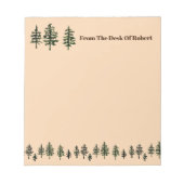 Evergreen Trees 5,5 inch x 6 inch Notitieblok - 40 (Voorkant)
