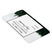 Evergreen Trees Airbnb Vacation Rental Wifi Magnet Magneet (Rechterzijde)