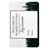 Evergreen Trees Airbnb Vacation Rental Wifi Magnet Magneet (Verticaal)