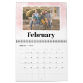 Evergreen Trees Creëer je eigen familie foto Kalender (Feb 2026)