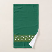 Evergreen Trees Kerstbadhanddoek Set Bad Handdoek (Handdoek)
