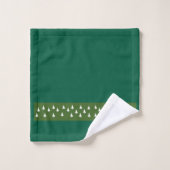 Evergreen Trees Kerstbadhanddoek Set Bad Handdoek (Wasdoekje)