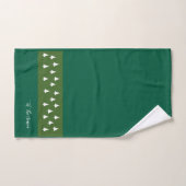 Evergreen Trees Kerstbadhanddoek Set Bad Handdoek (Handdoek)