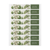 Evergreen Trees | Rustisch Natuur — Retouradres (Vel)