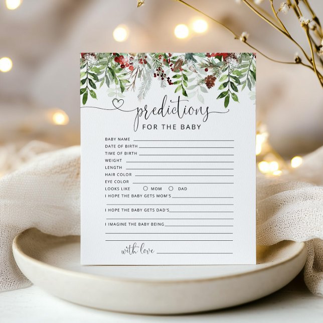 Evergreen voorspelling voor baby, Wintervoorspelli (Creator heeft geüpload)