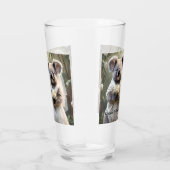 Evergreen Vows: Een Koala-bruiloft in het wit Glas (Rechts)