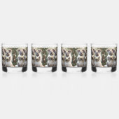 Evergreen Vows: Een Koala-bruiloft in het wit Whisky Glas (Links)