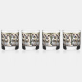 Evergreen Vows: Een Koala-bruiloft in het wit Whisky Glas (Rechts)