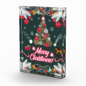 Evergreen vreugde van de kerst fotoblokken (Rechts)