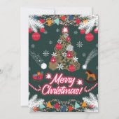 Evergreen vreugde van de kerst kaart (Voorkant)