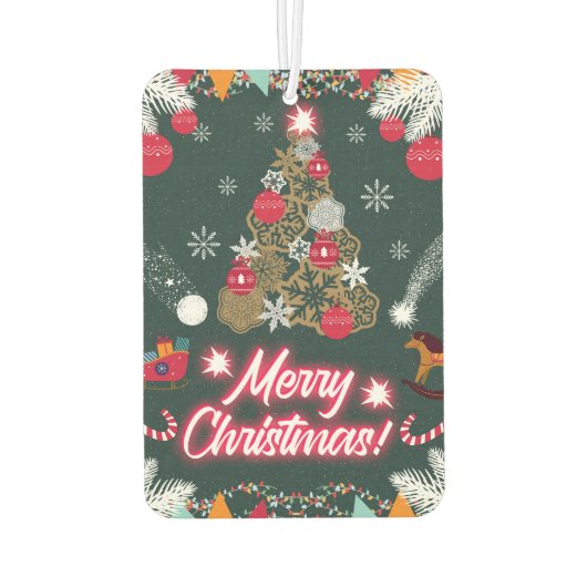 Evergreen vreugde van de kerst luchtverfrisser (Achterkant)