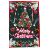 Evergreen vreugde van de kerst medium cadeauzakje (Voorkant)