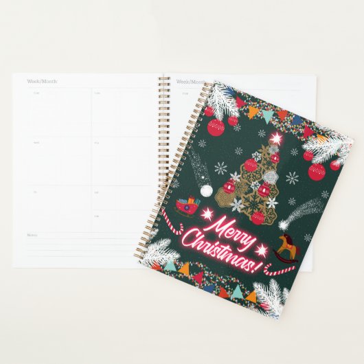 Evergreen vreugde van de kerst planner (Display)