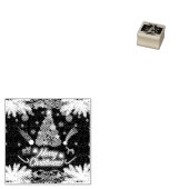 Evergreen vreugde van de kerst rubberstempel (Gestempeld)