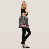 Evergreen vreugde van de kerst tote bag (Op model)