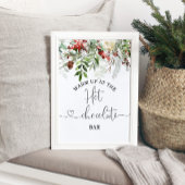 Evergreen Warm omhoog bij de Hot Chocolate bar Poster