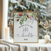 Evergreen Warm omhoog bij de Hot Chocolate bar Poster