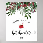 Evergreen Warm omhoog bij het Hot Chocolate Poster (Voorkant)