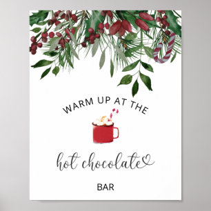 Evergreen Warm up bij de Hot Chocolate bar Poster