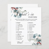 Evergreen Wat zit er in je paarse baby shower game (Voorkant / Achterkant)