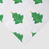 Evergreen Waterverf kerstbomen Tissuepapier (Detail)