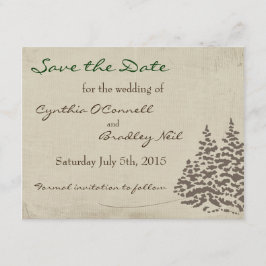 Evergreen Wedding Save the Date