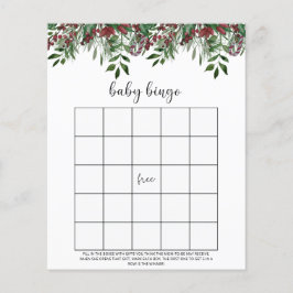 Evergreen winter baby bingo