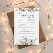 Evergreen winter Baby Voorspelling en advies Kaart