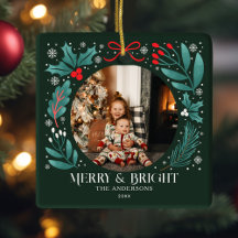 Evergreen Winter Botanicals Kerstfoto