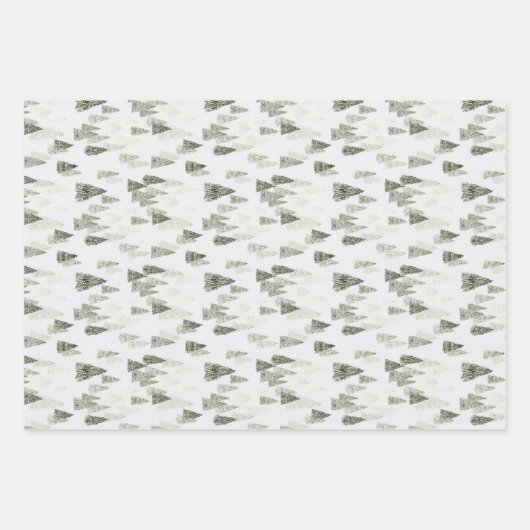 Evergreen Winter Inpakpapier Vel (Voorkant)