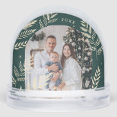 Evergreen | Winter Laurel Foto Sneeuwbol (Achterkant)