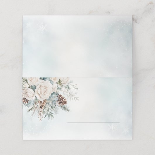 Evergreen Winter Nederland Plaatskaartje (Buitenkant ongevouwen)