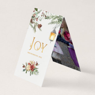 Evergreen - Wintertide Bos Kerst Foto Kaart