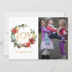 Evergreen - Wintertide Woodland Kerst Foto Feestdagenkaart