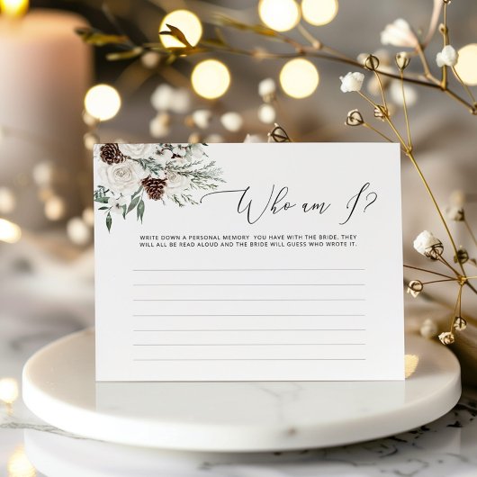 Evergreen witte rozen Wie ben ik vrijgezellenfeest