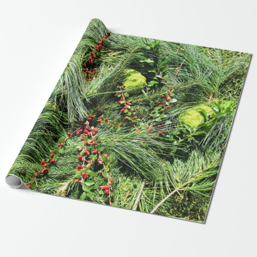 Evergreen Wrapping Paper - Prairie Mile Series Cadeaupapier (Uitgerold)