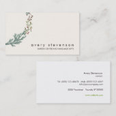 Evergreen Wreath Natuur en Garden Center Visitekaartje (Voorkant / Achterkant)