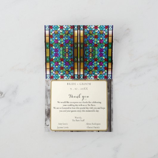 Evergreen Zomerschuur Dankkaart 4"x5" Bedankkaart (Binnen)