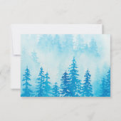 Evergreens in het Mistbos in Blauw Online RSVP (Achterkant)