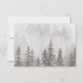 Evergreens in het Mistbos in Grijs Online RSVP (Achterkant)