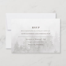 Evergreens in het Mistbos in Grijs Online RSVP