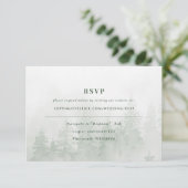 Evergreens in het Mistbos in Groen Online RSVP (Staand voorkant)