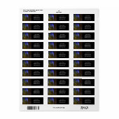Evergreens in het moonlicht etiket (Full Sheet)