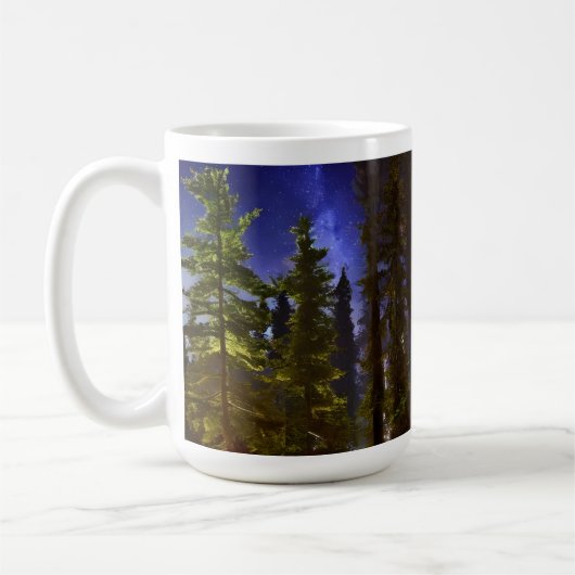 Evergreens in het moonlicht koffiemok (Links)