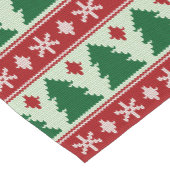 Evergreens & Snowflakes Knit Korte Tafelloper (Hoek)